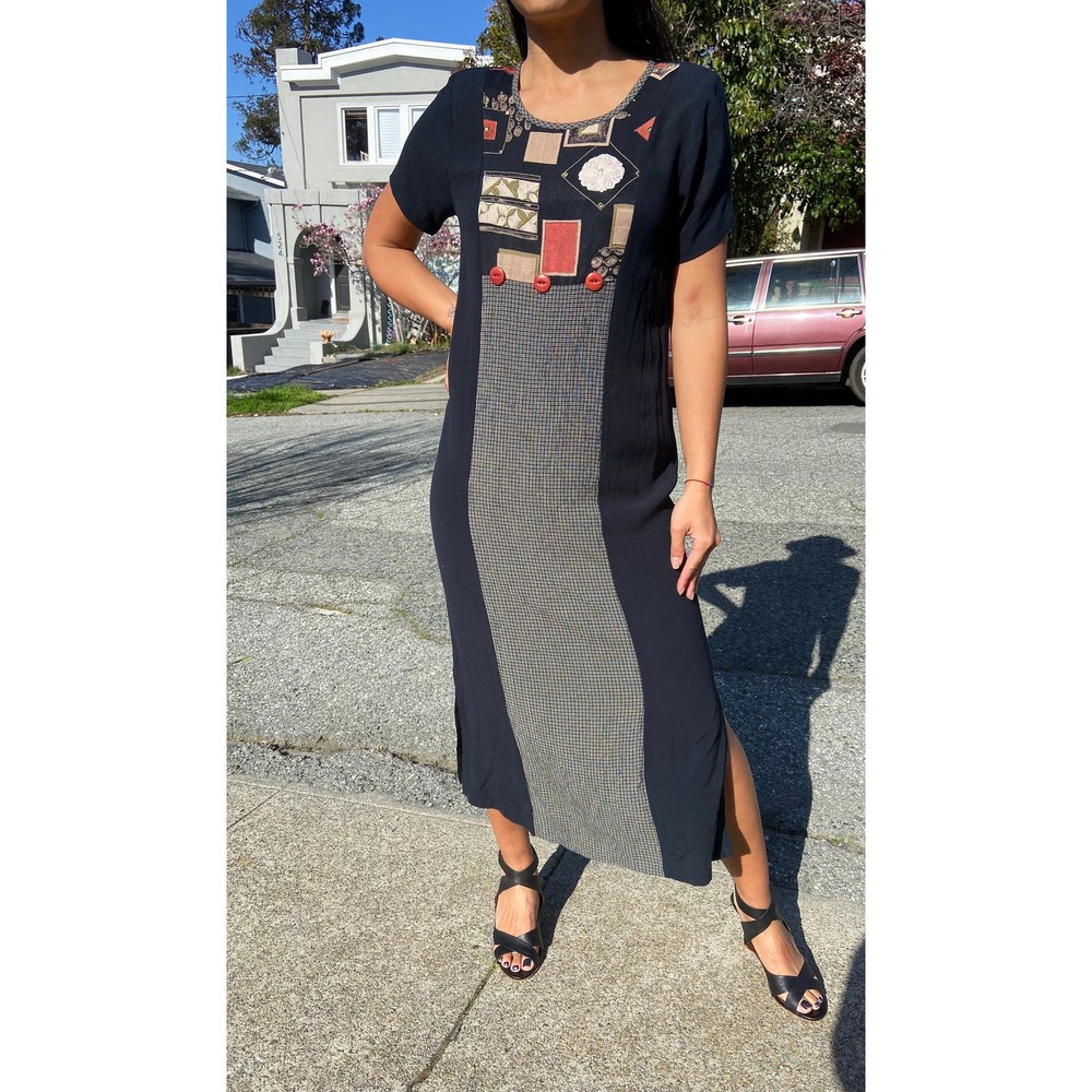 Bea - Summer Dress with Geometric Print